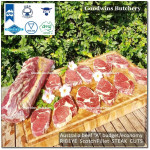 Beef Ribeye AUSTRALIA BUDGET frozen brand either AMG or NOLAN ECCO roast cuts +/- 1.2kg price/kg (Scotch-Fillet / Cube-Roll)